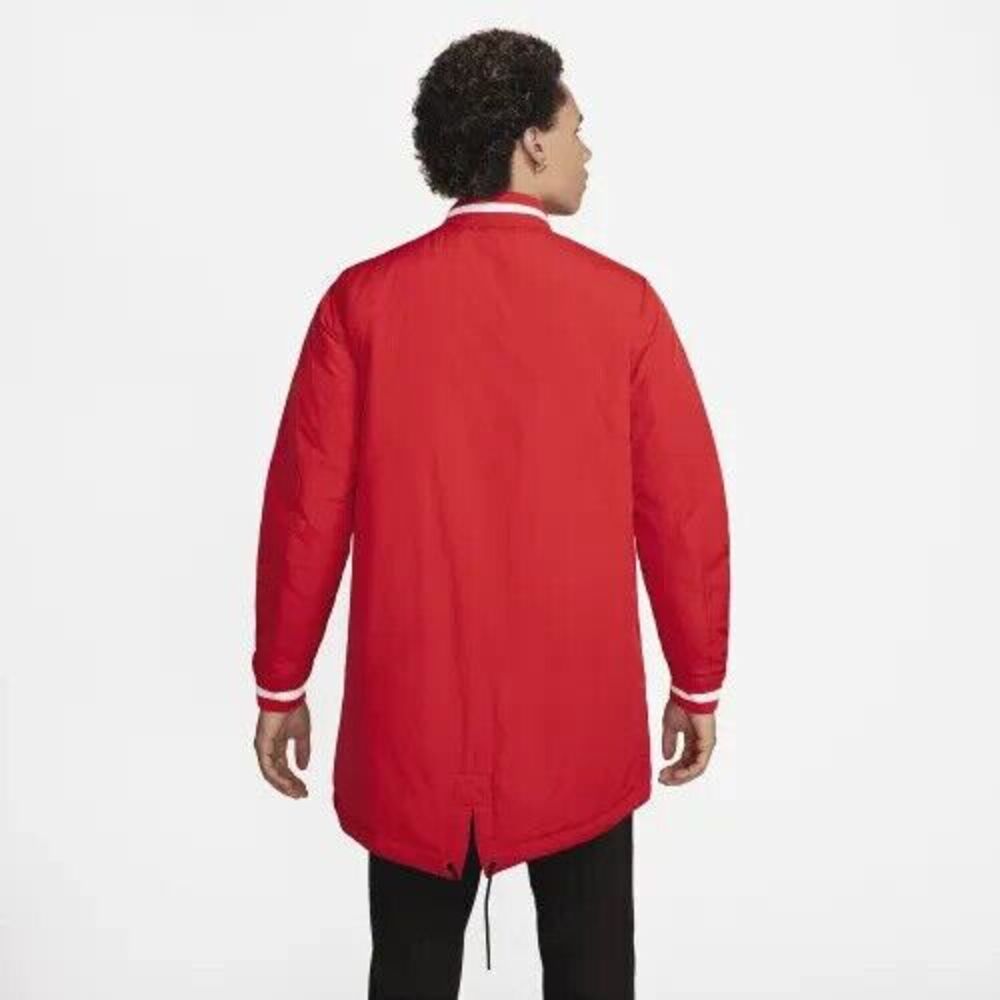 Nike Baseball Stock Dugout Jacket Long Coat Men Medium Red DC8335-657 NWT $150 - Picture 3 of 13